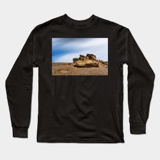 Rocky landscape in the coast of Brittany Long Sleeve T-Shirt